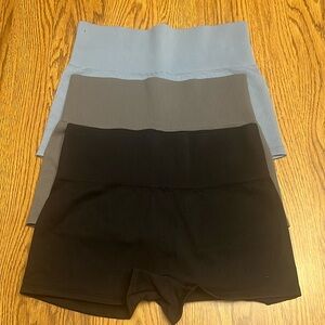 OQQ High Waisted Seamless Shorts